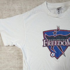 Vintage Washington Freedom Soccer T-Shirt Fruit of the Loom Heavy Cotton Large