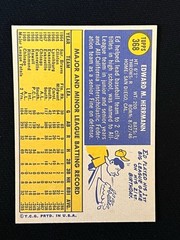 1970 Topps Ed Herrmann #368 Chicago White Sox Nm