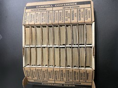 Hockey Card “locker” With Over 1000 Opee Chee Cards From 1980-81