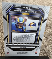 Darrell Henderson 2022 Panini Prizm Pandora /400 Rams