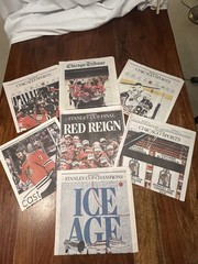 Chicago Blackhawks 2015 Stanley Cup Chicago Tribune Newspaper Collection Set 6
