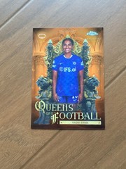 2025-26 Topps Chrome Naomi Girma Chelsea Queens Of Football Orange /25 USA USWNT