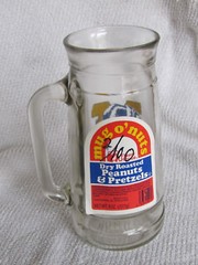 NWT Vintage University of Michigan Wolverines 7&Prime; Glass Mug O&rsquo;Nuts Beer Mug Stein