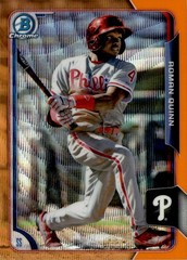 2015 Bowman Chrome Orange Roman Quinn Philadelphia Phillies #BCP7 Parallel