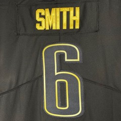DeVonta/#6/Smith/Eagles/Stitched/Jersey/Black/S/M/L/XL/2XL/3XL/4XL