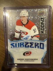 2018-19 Upper Deck Ice – Sub Zero Rookie Andrei Svechnikov #SZ-32 /999 (RC)
