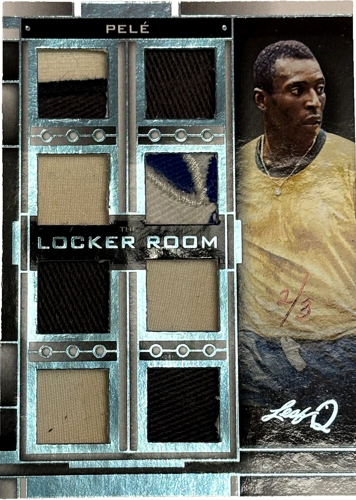 2024 Leaf Q PELE The Locker Room GAME USED PATCH Memorabilia 2/3 RARE