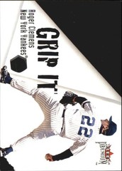 2001 Fleer Premium Grip It and Rip It #GRP1 R.Clemens/D.Jeter – BB