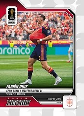 2026 Panini Instant FIFA World Cup #223 Fabian Ruiz Spain PRESALE