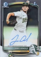 Jamie Arnold 2025 Bowman Draft #CPA-JA Chrome Prospect Autographs Auto