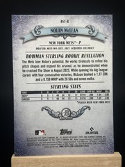 2026 Bowman Baseball Nolan McLean Rookie Bowman Sterling Refractor RC