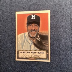 1952 Topps Style Alan Rosen Mr Mint Signed Autographed Baseball Card Deceased