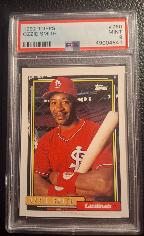 1992 Topps Ozzie Smith #760 PSA9 MINT