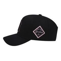 MLB Diamond Structured Ball Cap NY Yankees Black/Pink, Adjustable