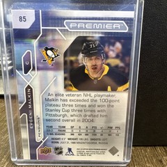 2021-22 Upper Deck Premier – Evgeni Malkin #85 /299