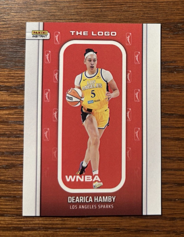 2025 Panini Instant WNBA The Logo Dearica Hamby 1/1447 #LOGO-10 Los Angeles