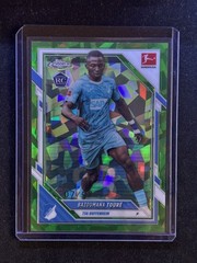 2025-26 TOPPS CHROME BUNDESLIGA BAZOUMANA TOURE SAPPHIRE GREEN ROOKIE /99