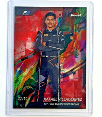 2024 Topps Finest Formula 1 F1 #40 RAFAEL VILLAGOMEZ Red Refractor /10 (RC)