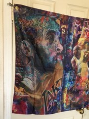 Kobe Bryant #24 LA Lakers Graffiti Collage Banner (3ft X 5ft) New!