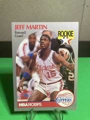1990-91 NBA Hoops – Jeff Martin #148 (RC) Los Angeles Clipper