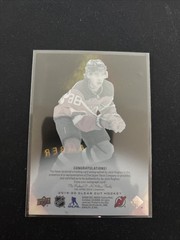 2019-20 Upper Deck Clear Cut Black Amber Autos Rookies Jack Hughes #HHH-JH RARE
