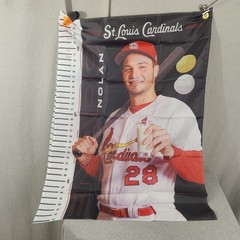 MLB St Louis Cardinals Nolan Arenado #28 Height Chart Banner DairyMilk Promo NEW