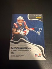 2025 Panini Revolution – Revolution Signatures TreVeyon Henderson #RSA-THN Storm