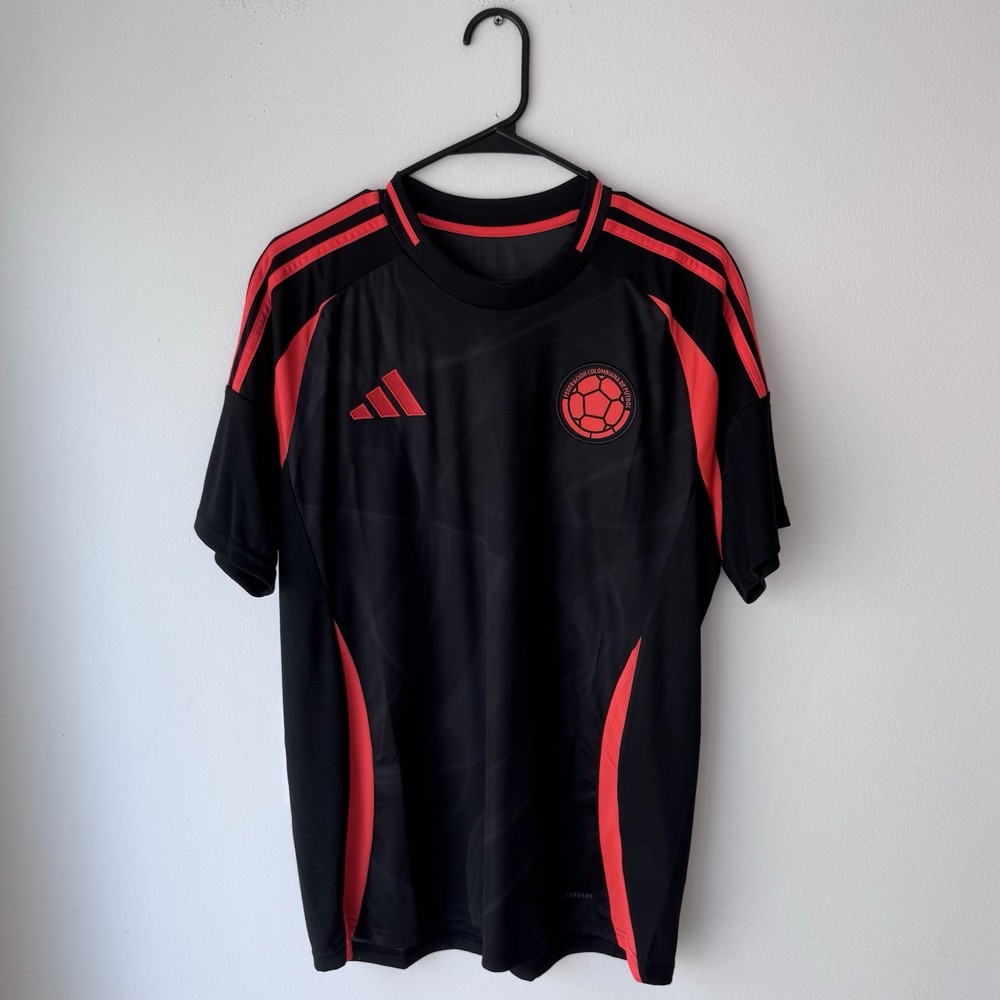 Adidas Colombia National Team Black Away Jersey – (IP8268) Sz:L