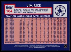 2012 Topps Archives #184 Jim Rice Boston Red Sox