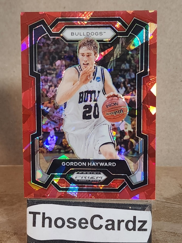 2024 Prizm Draft Picks Red Ice Prizm #74 Gordon Hayward