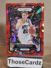 2024 Prizm Draft Picks Red Ice Prizm #74 Gordon Hayward
