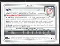 2020 Bowman #BP-139 Anthony Volpe Prospects