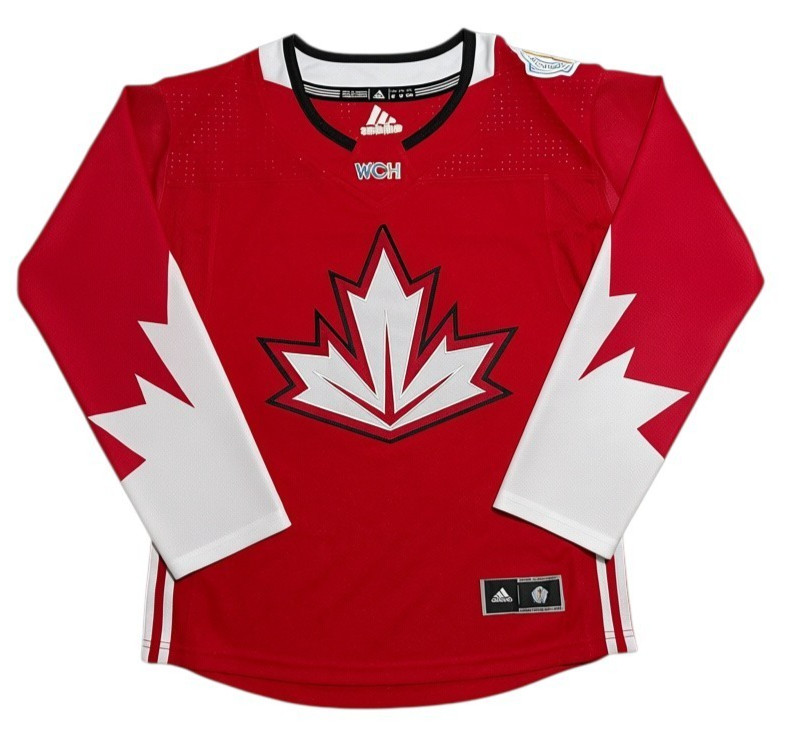 Adidas Team Canada IIHF WCH Hockey Jersey Women&rsquo;s Medium Red NEW