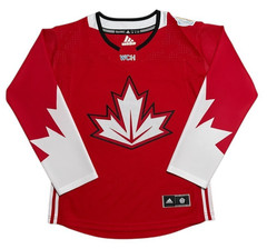Adidas Team Canada IIHF WCH Hockey Jersey Women&rsquo;s Medium Red NEW