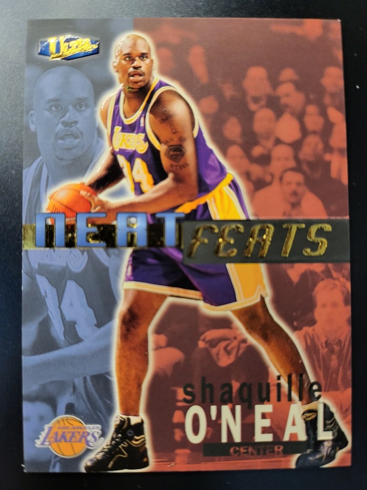 1997-98 Fleer Ultra Shaq Shaquille Oneal NEAT FEATS card #4 OF 18 NF