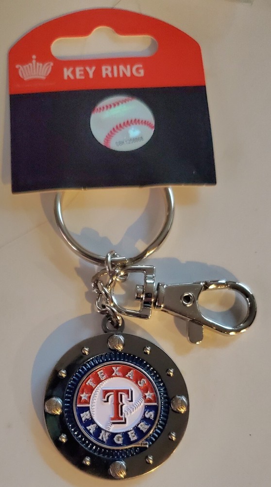MLB – TEXAS RANGERS OFFICIALLY LICENSED TEAM KEY CHAIN KEY RING