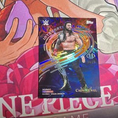 Topps WWE Universe 2025 Roman Reigns International Impact IIM-18 Red Magma 14/25