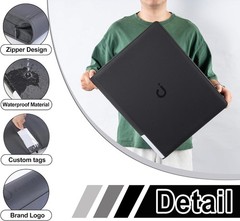 Premium Card Binder 16 Pocket – Fits 1600 Cards，4X4 Ringless Card Album with Sle