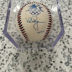 Mark McGwire Signed 1984 LA Olympic Games Baseball /500 Steiner Sports MLB OA