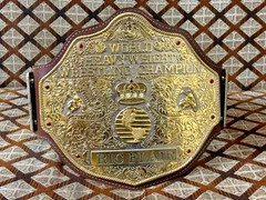 World Heavyweight Big Gold Championship Replica Belt Adult 6mm Zinc NEW