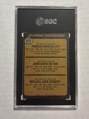 1973 Topps #615 Mike Schmidt Rookie RC Phillies SGC 4 VG-EX