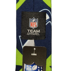 Seattle Seahawks Skinny Short Tie Necktie Mens Green Blue NFL Team Apparel New