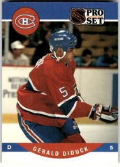 1990-91 Pro Set #468 Gerald Diduck Montreal Canadiens NHL Hockey