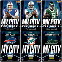 (32) 2024 Panini Instant Football – NFL MY CITY 1/587 SP – Complete Set – RC 🔥