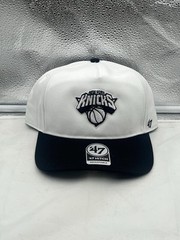 New York Knicks NBA &rsquo;47 Brand White Two Tone Hitch Adjustable Snapback Hat
