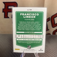 2021 Panini Donruss Baseball – Francisco Lindor #139 Red