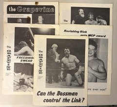 Lot of 5 VTG « The Grapevine » Florida Wrestling Prog. Vol VIII 6-10 CWF Freebirds