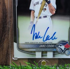 2025 Bowman Chrome Jake Cook Auto RC #CPA-JC Blue Jays