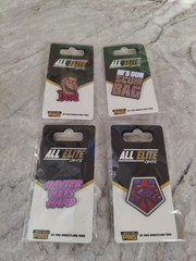 (4) AEW ALL ELITE WRESTLING PINS MJF DEVIL/SCUMBAG JAMIE HAYTER DARK ORDER