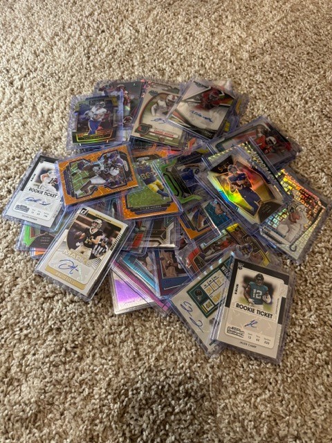 Football Mystery Card – 1 Card – Auto, #&rsquo;d, Rookie or Insert or Parallel